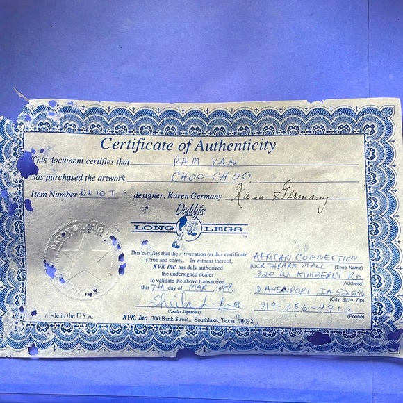 Karen Germany NWT Authentic Vintage Daddy’s Long Legs Cho Choo Doll - Picture 6 of 8